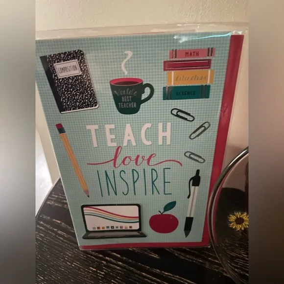 Teacher appreciation cards, and plate - Picture 2 of 4